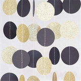 20 pieces Glitter Circle Polka Pink White Gold Dots