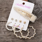 Pearl Hoop Earrings