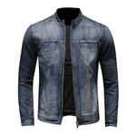 Collar Denim Jacket