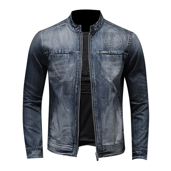 Collar Denim Jacket