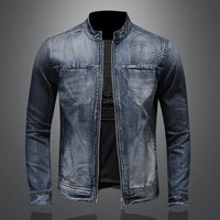 Collar Denim Jacket