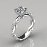 Zirconia Bridal Wedding Ring