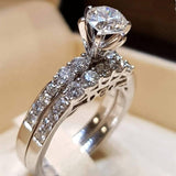 Zirconia Bridal Wedding Ring