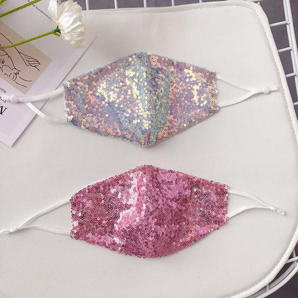 Shining Sequined Masks