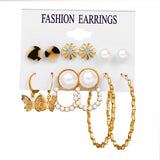 Pearl Hoop Earrings