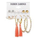 Pearl Hoop Earrings
