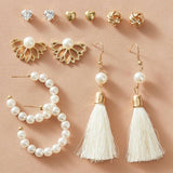 Pearl Hoop Earrings