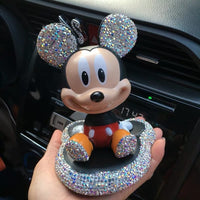Diamond Mickey Minnie Car Ornament