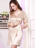 Designer Satin Night Robe.