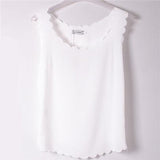 Lace Sleeveless Shirts