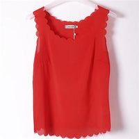 Lace Sleeveless Shirts