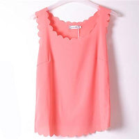 Lace Sleeveless Shirts