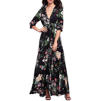 Designer Floral Maxi Dress