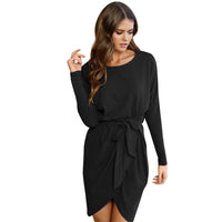 Belted Pencil Casual Dress