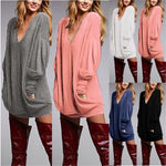 ZANZEA Oversized Mini Dress Vesitidos Women V Neck Long Sleeve Shirt Casual Loose Blouse Top Pullover Short Dresses 5 Colors XL