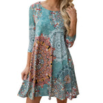 Boho Floral Dress Vintage