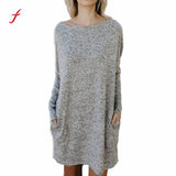 Autumn Winter Cotton Dress