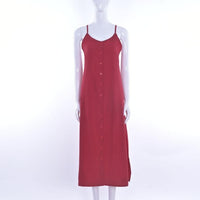 Women's Summer Sleeveless Solid Dress