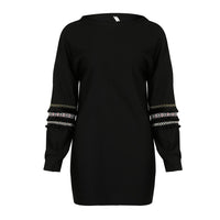 Vintage Retro Long Sleeve Dress