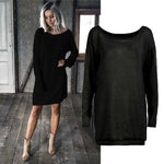 Long Sleeve Loose Office Dress