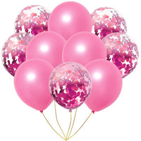 10pcs Inflatable Pink Rose Gold Balloon